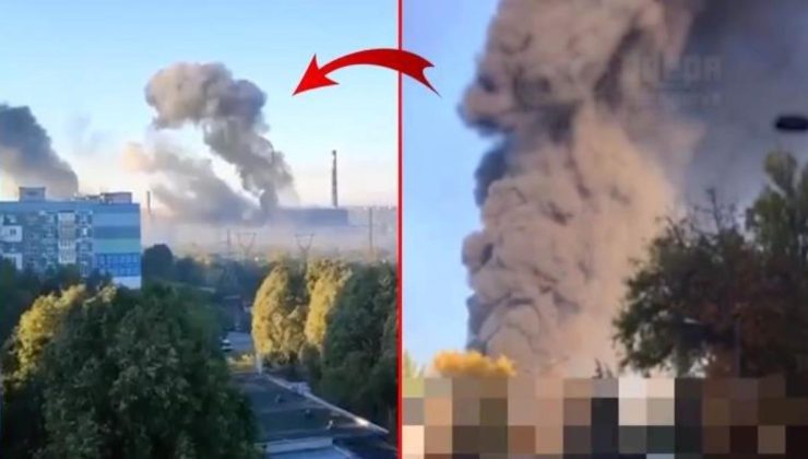 Kiev’de sirenler susmuyor! Rusya enerji tesisine saldırdı, acil durum ekipleri bölgede