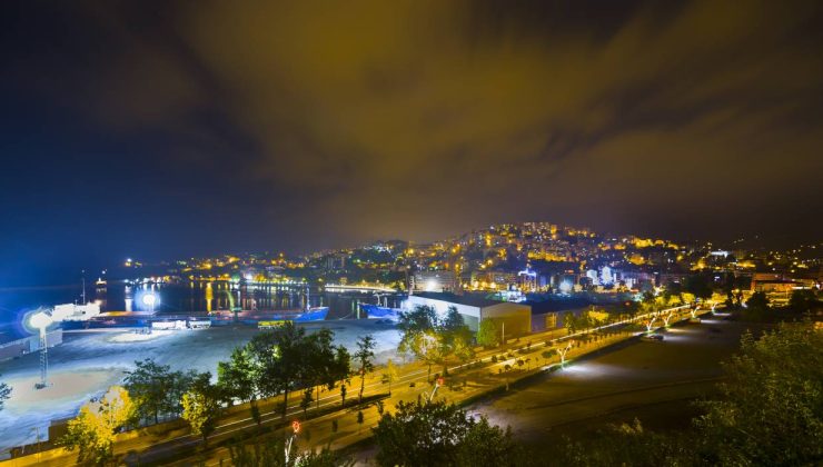 Zonguldak dün akşam karanlıkta kaldı