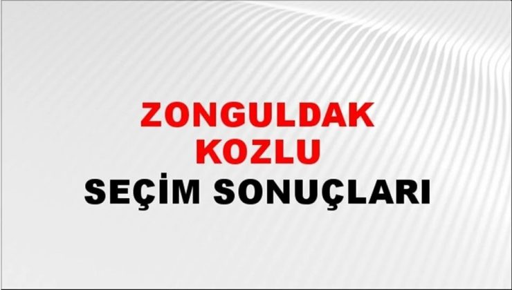 Kozlu’da Cumhurbaşkanlığı ve Milletvekilliği seçim sonuçları